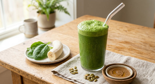 Green Power Smoothie with Pumpkin Seed Protein