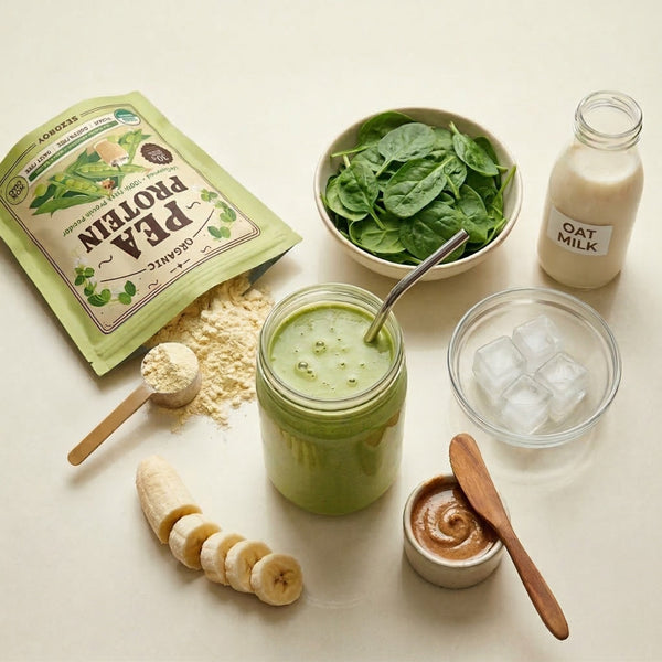 Green Power Smoothie with Pea Protein