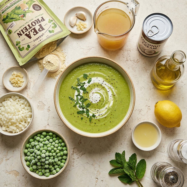 Creamy Pea Soup with Pea Protein