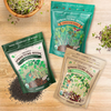 Performance Stack - Protein, Superfood & Broccoli Sprouting Seeds, Three 8 oz Bags