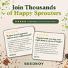 Fresh Salad Blend Sprouting Seeds, Organic & Non-GMO - 8 oz Bag