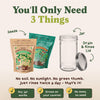 Strength Bundle - Superfood & Protein Sprouting Seeds, Two 8 oz Bags