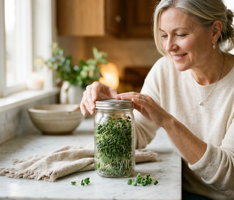 Grow fresh sprouts at home